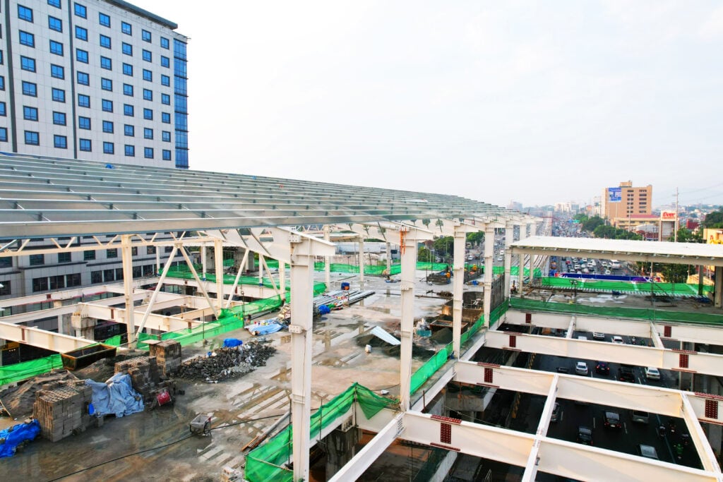 MRT Station 4 & 5 under construction