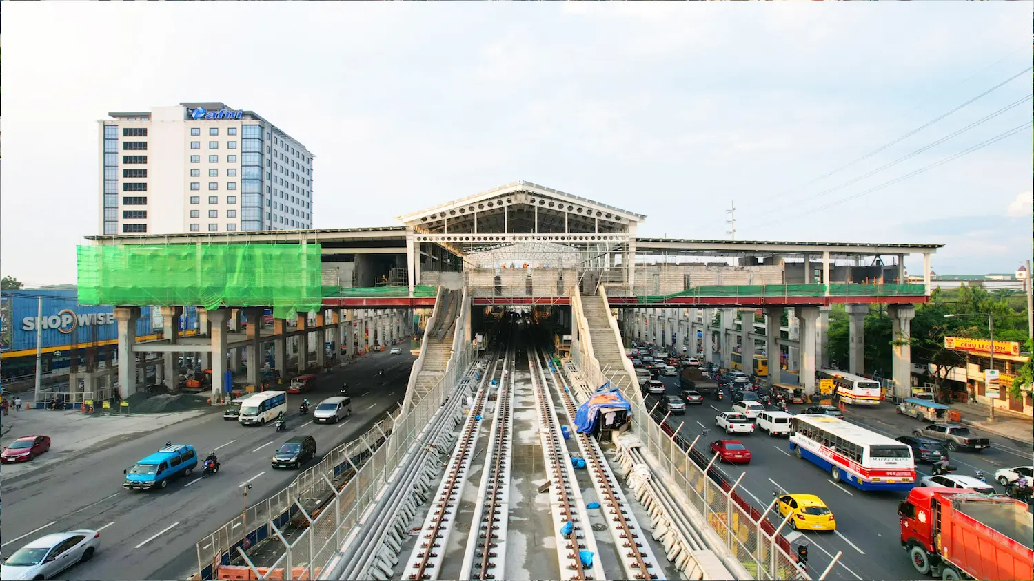 MRT Station 4 & 5 under construction