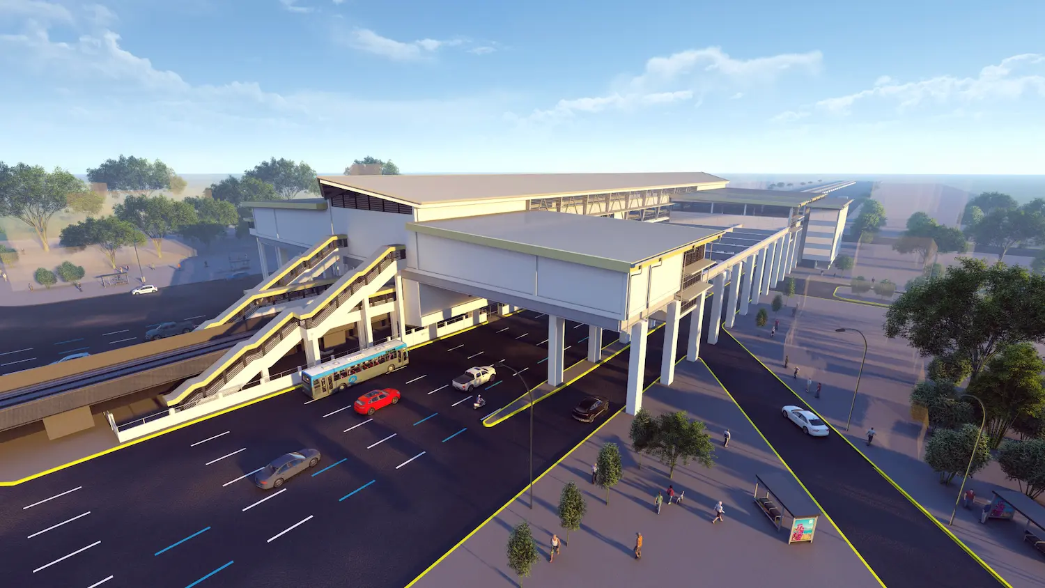 Render of MRT Station 4 & 5